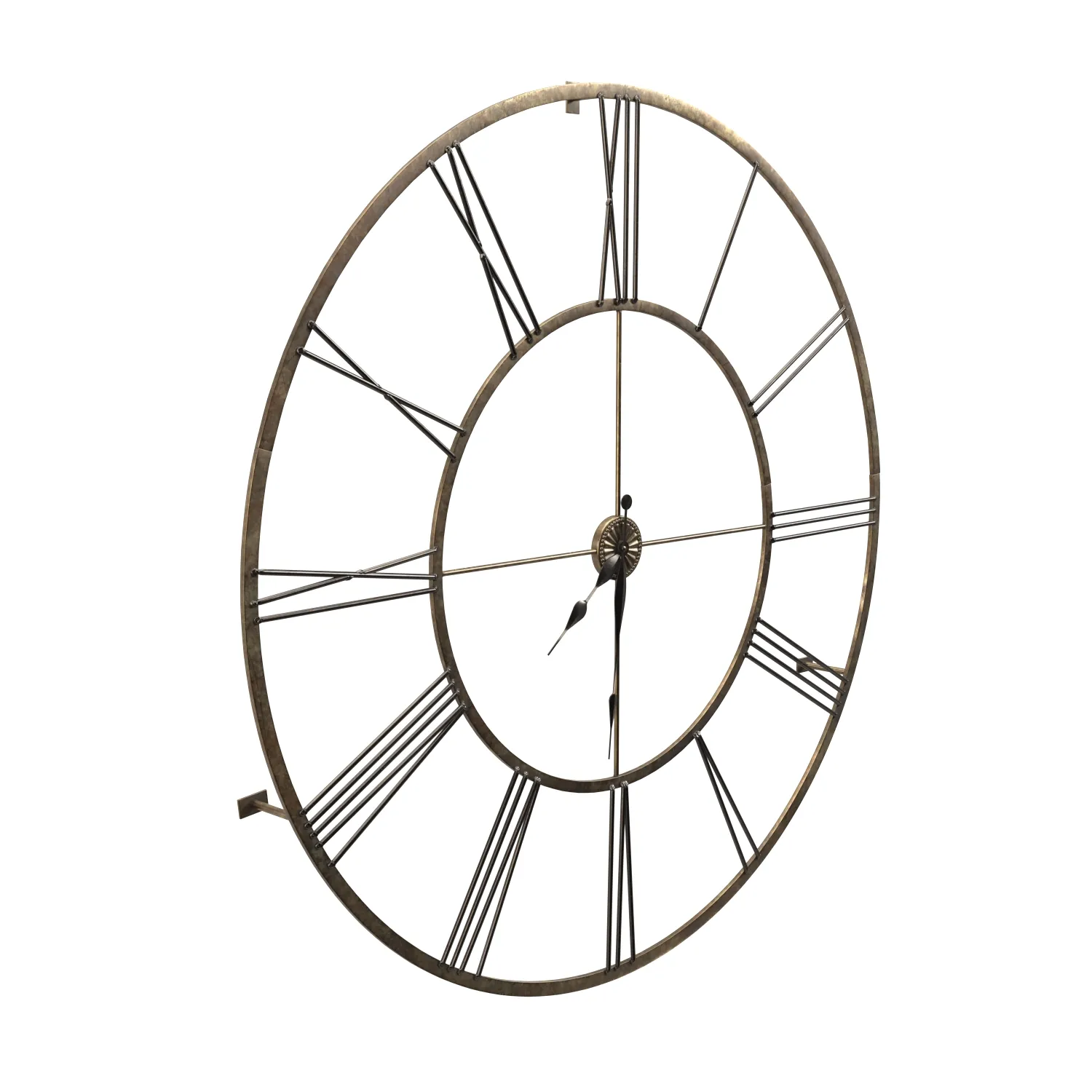 Large Wall Clock PBR 3D Model_04